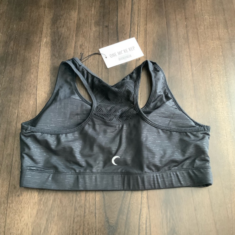 NWT Zyia Sport Black Bomber Sports Bra XL - Picture 4 of 6